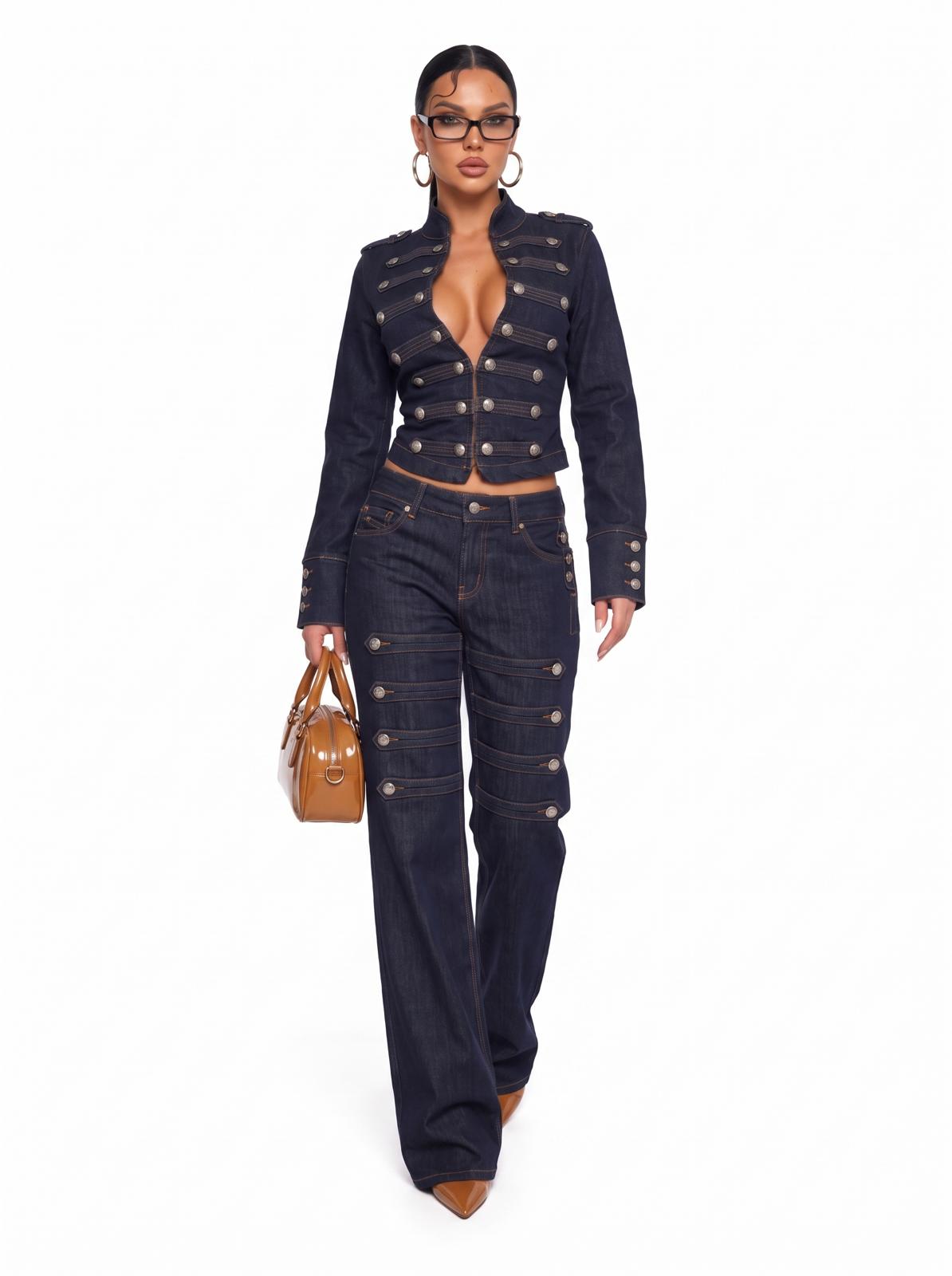 Total Look Denim Botton