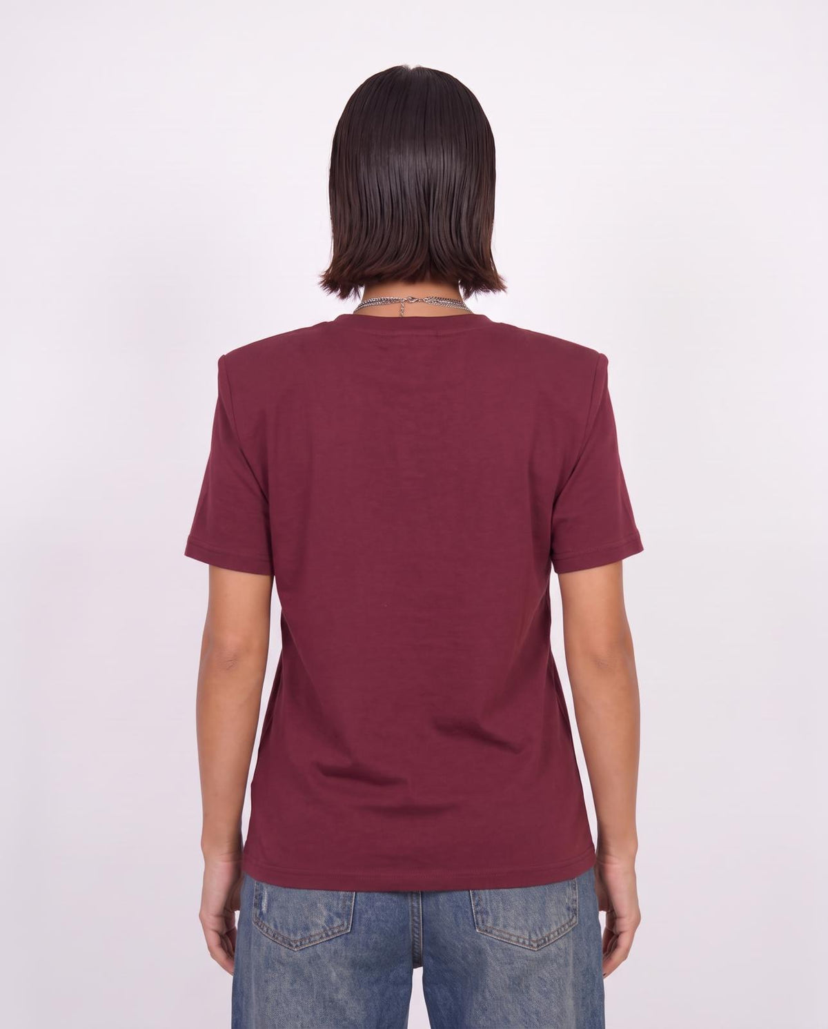 T-Shirt Basic Butterfly - Cherry Red