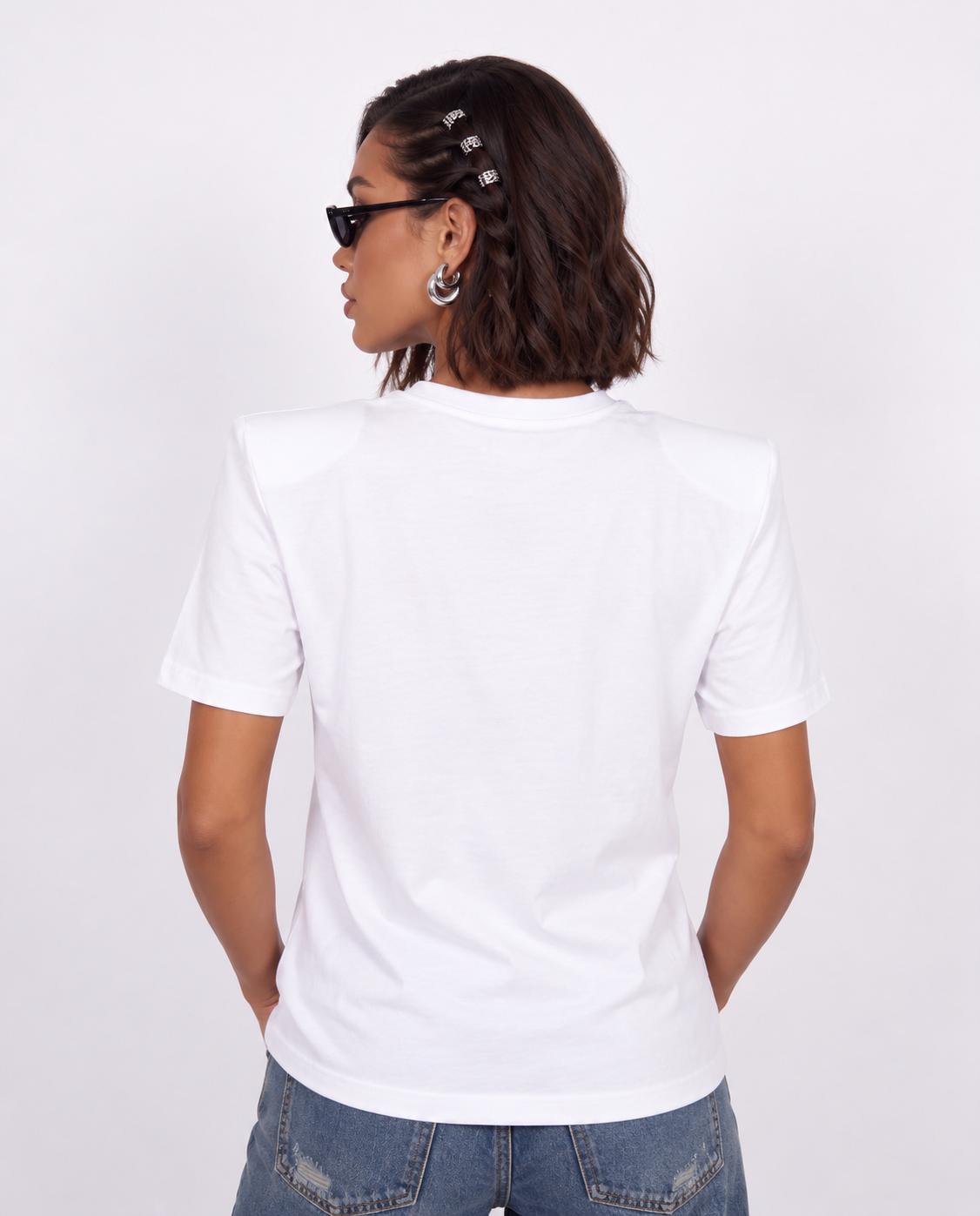 T-Shirt Basic Butterfly - White