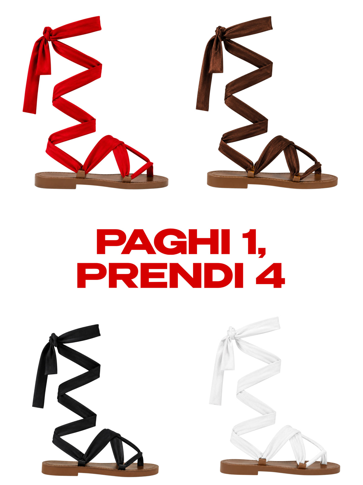 Sandalo WOW Paghi 1 Prendi 4