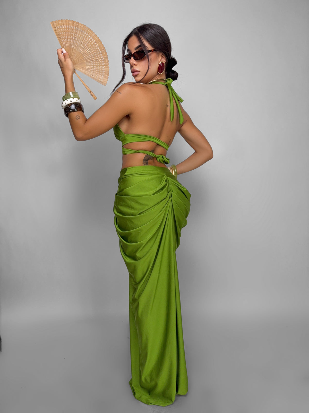 Co-ord Set Positano-Green