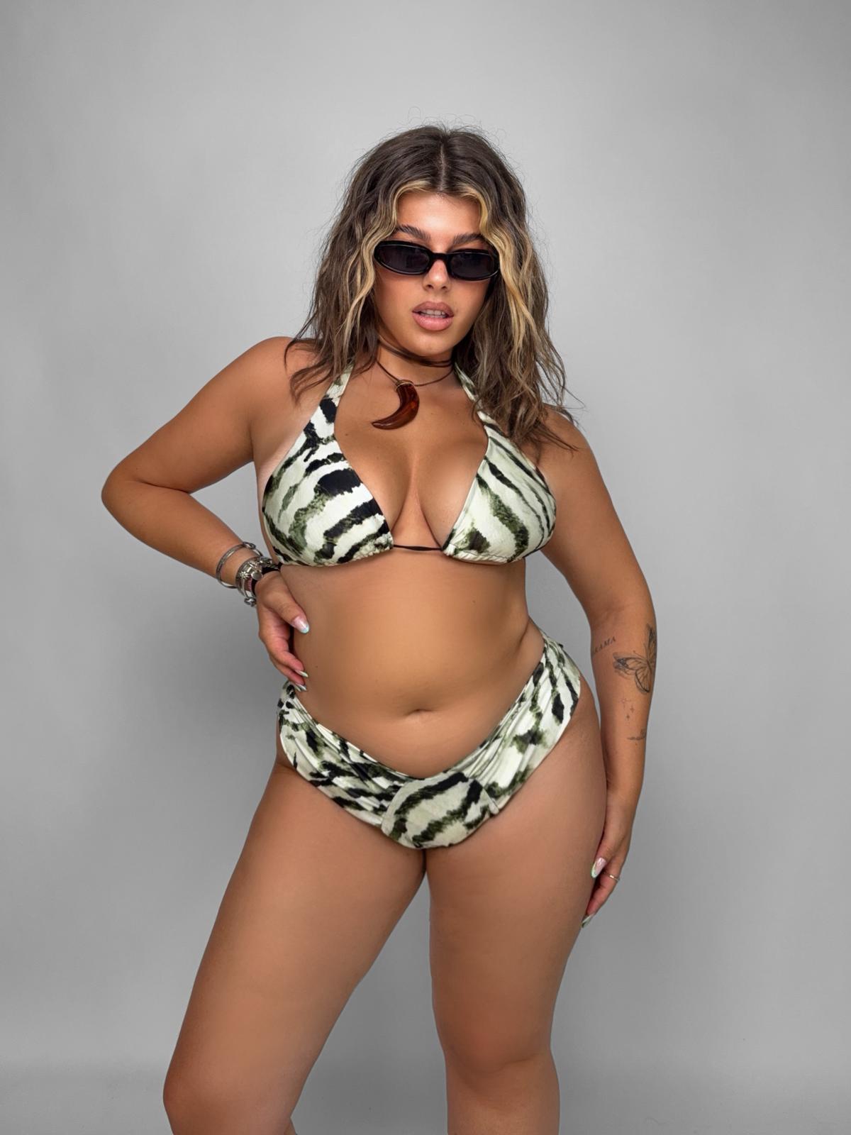 CURVY FIT-Bikini Avery-Tigrato