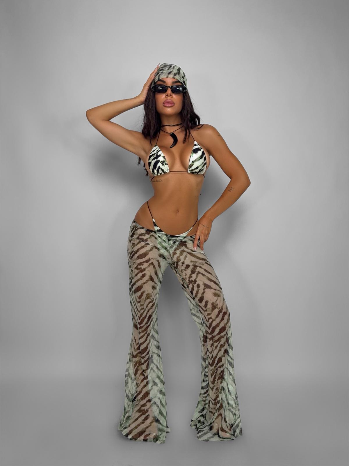Set 3 Pezzi Bikini+Bandana+Pantalone Georgia