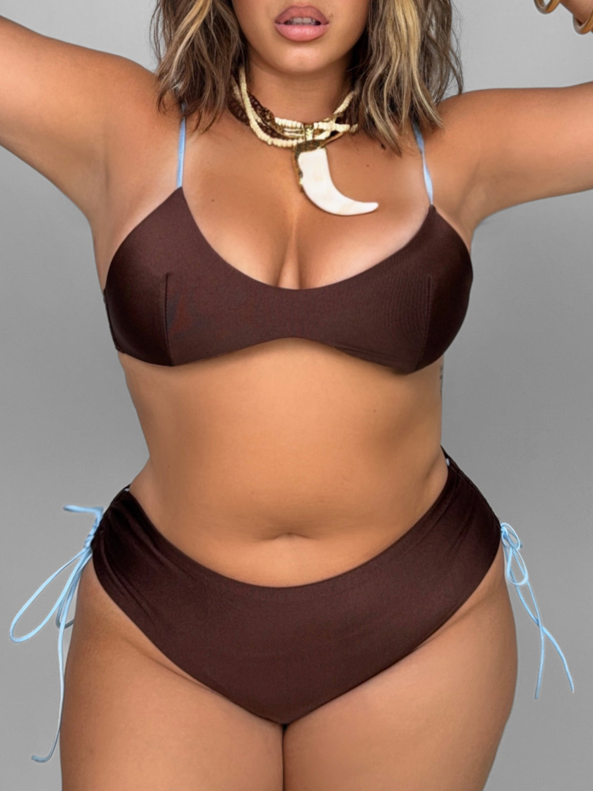 CURVY FIT-Bikini Marzy-Brown