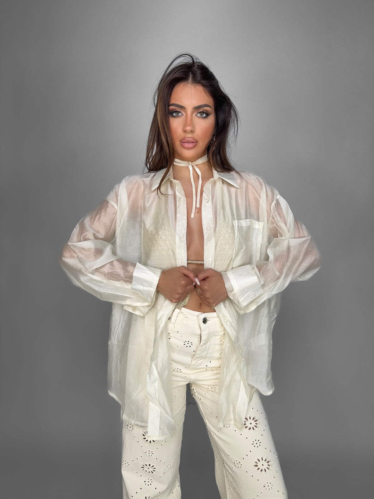 Camicia Whisper-Panna