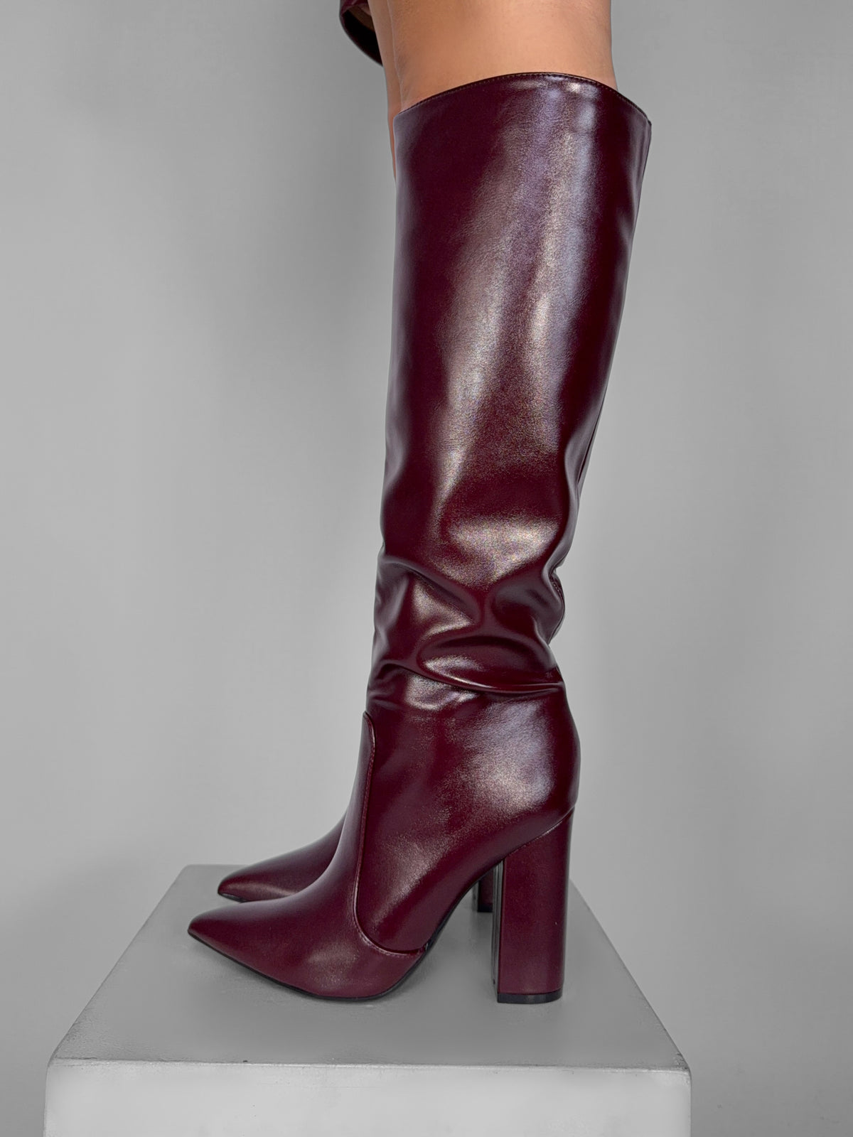 Stivale Fashion-Cherry Red