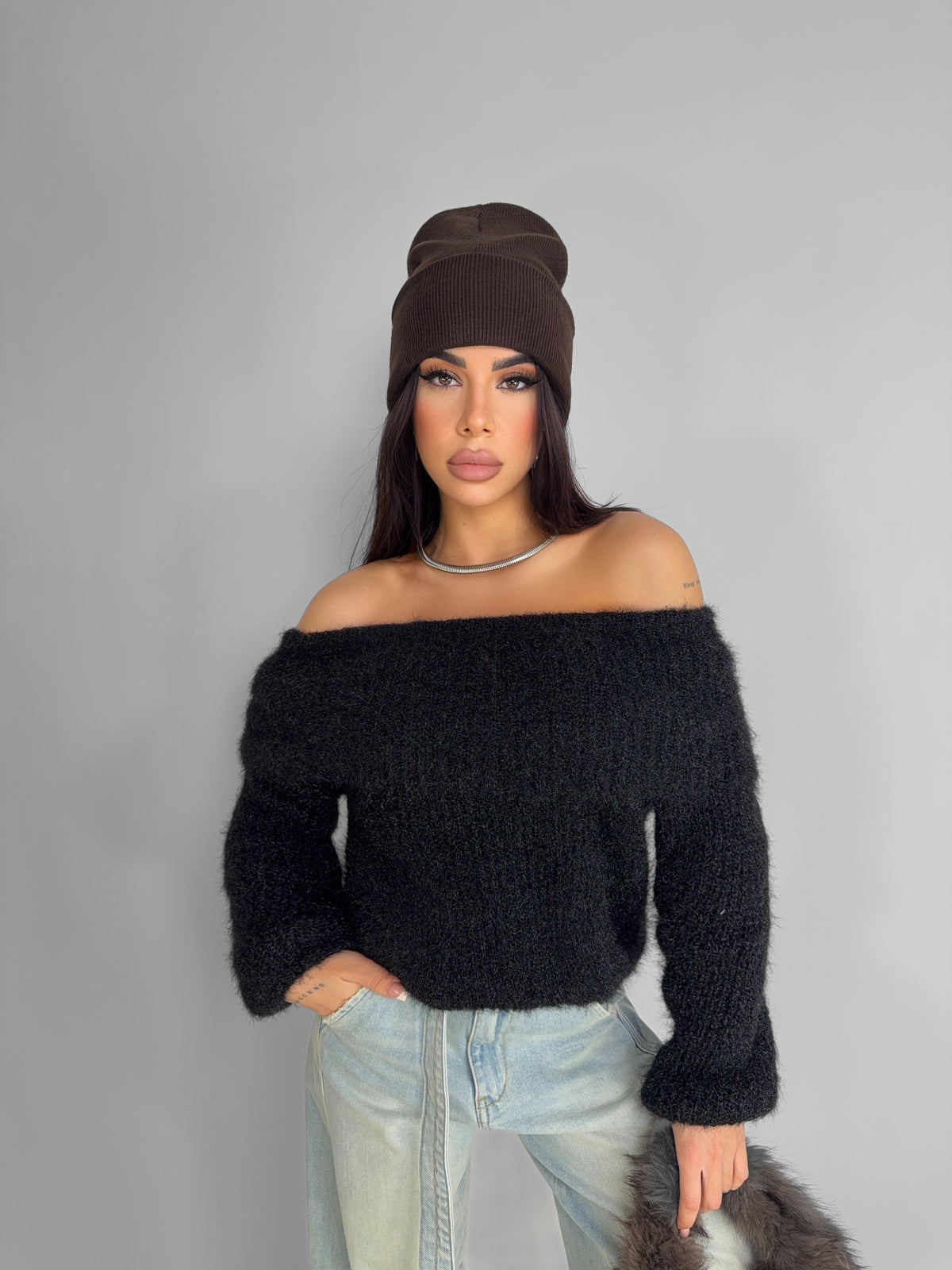Cuddle Sweater - Black