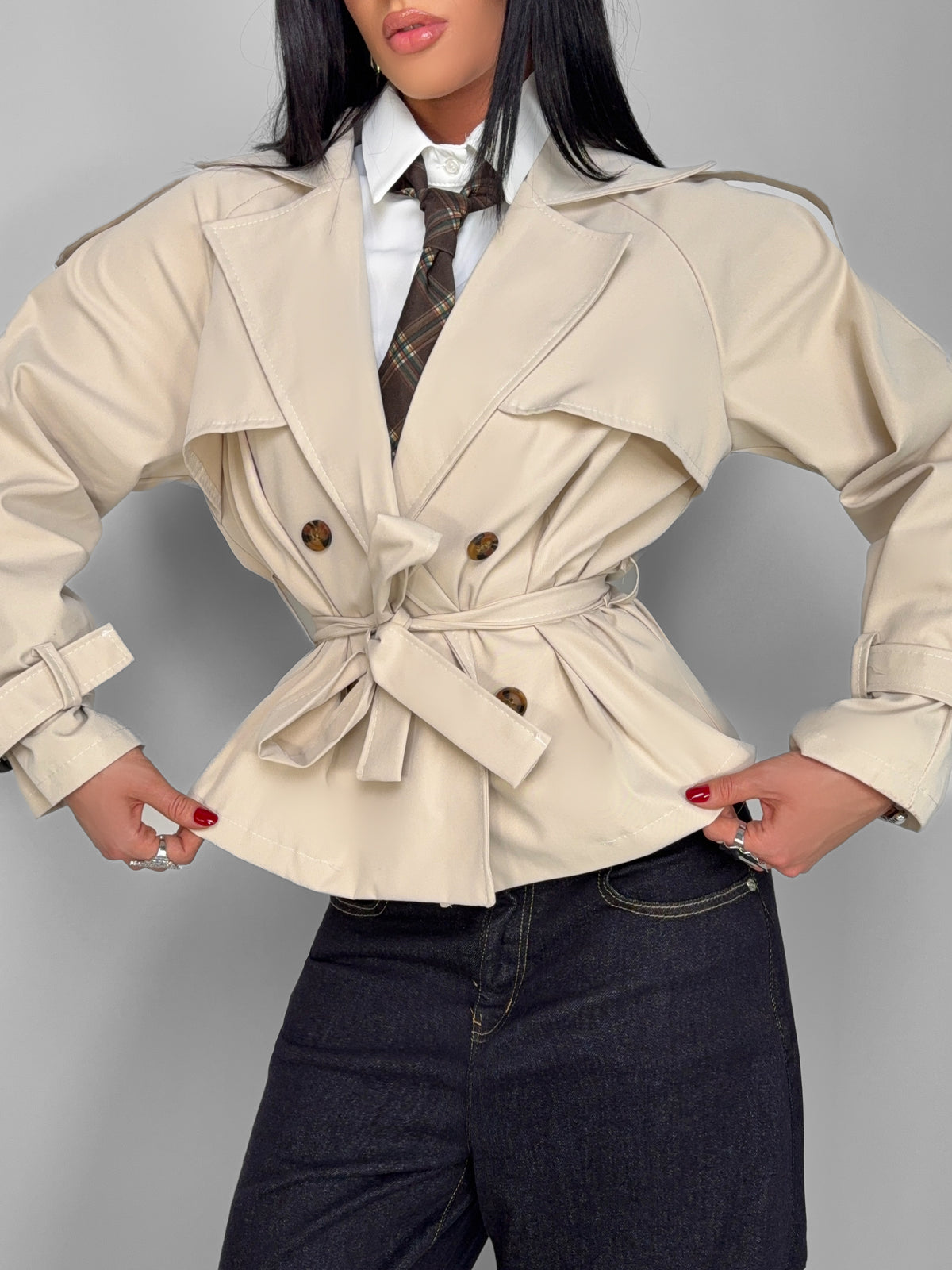 Trench Chelsea-Beige