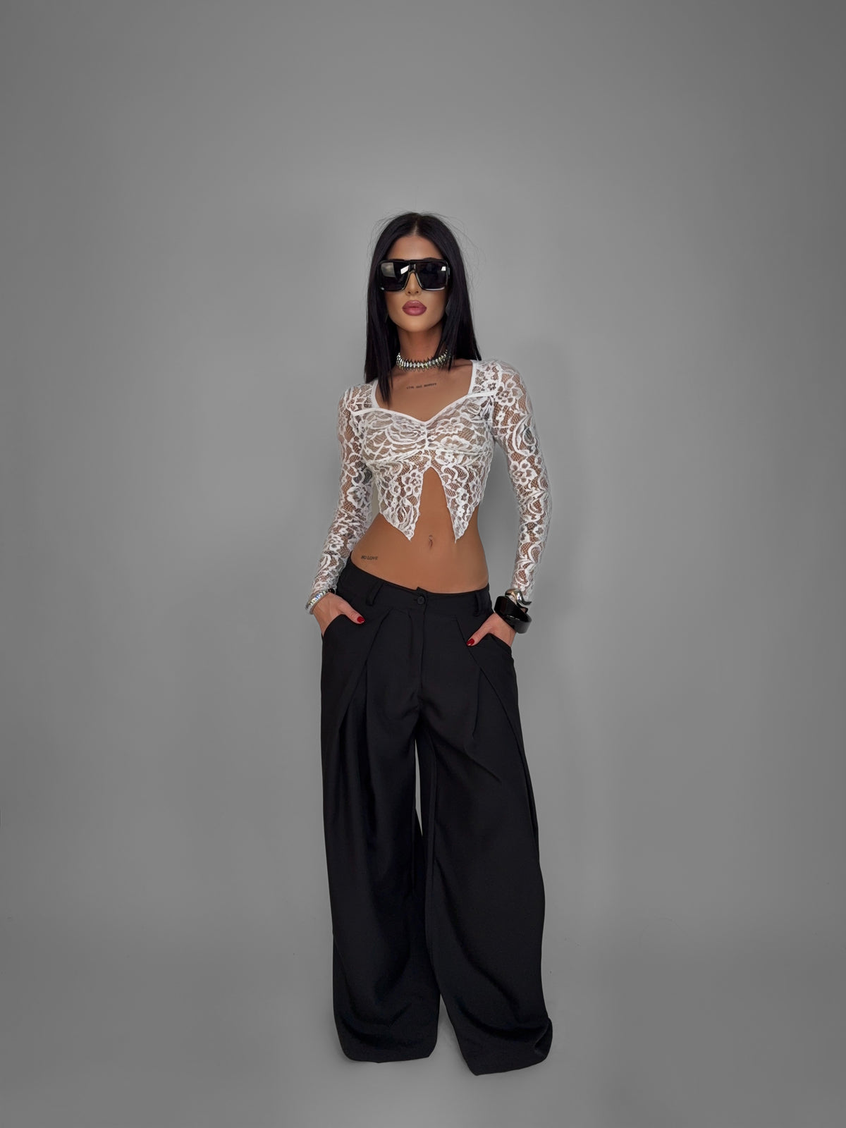 Total Look Belle Lace White