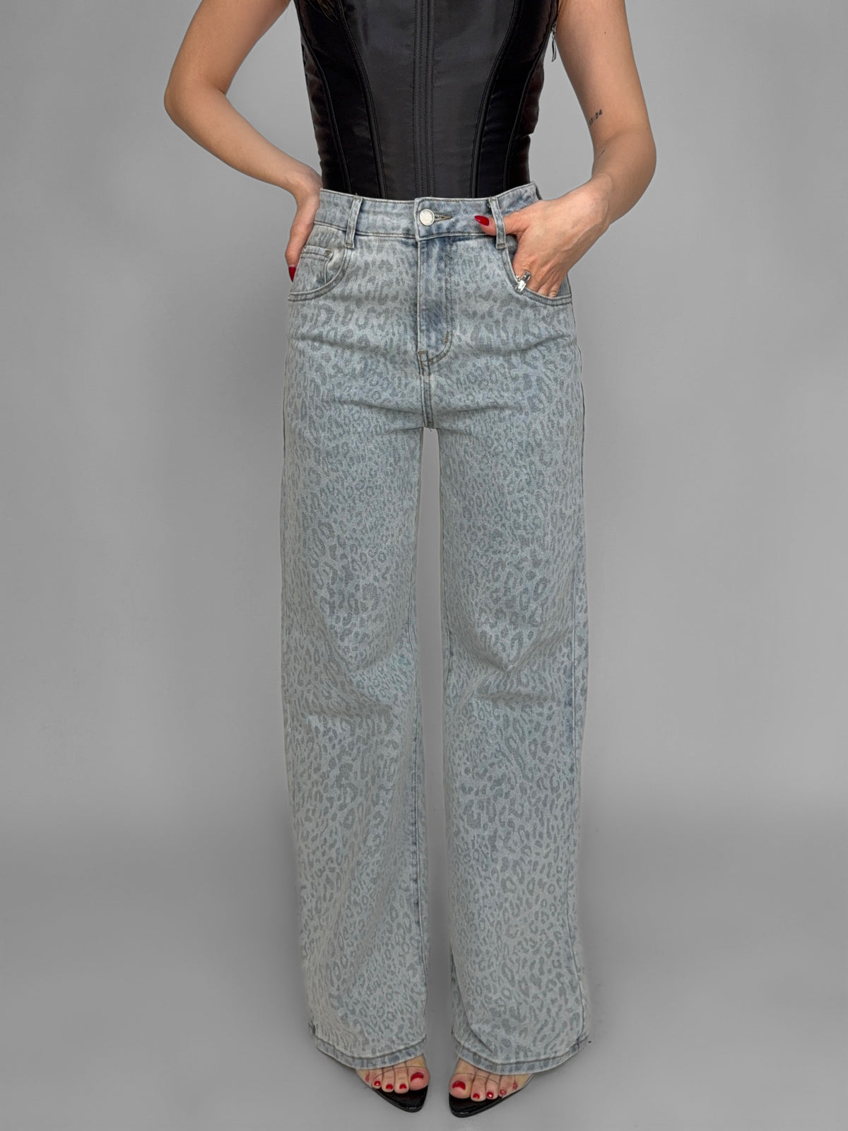 Light Leopard Jeans