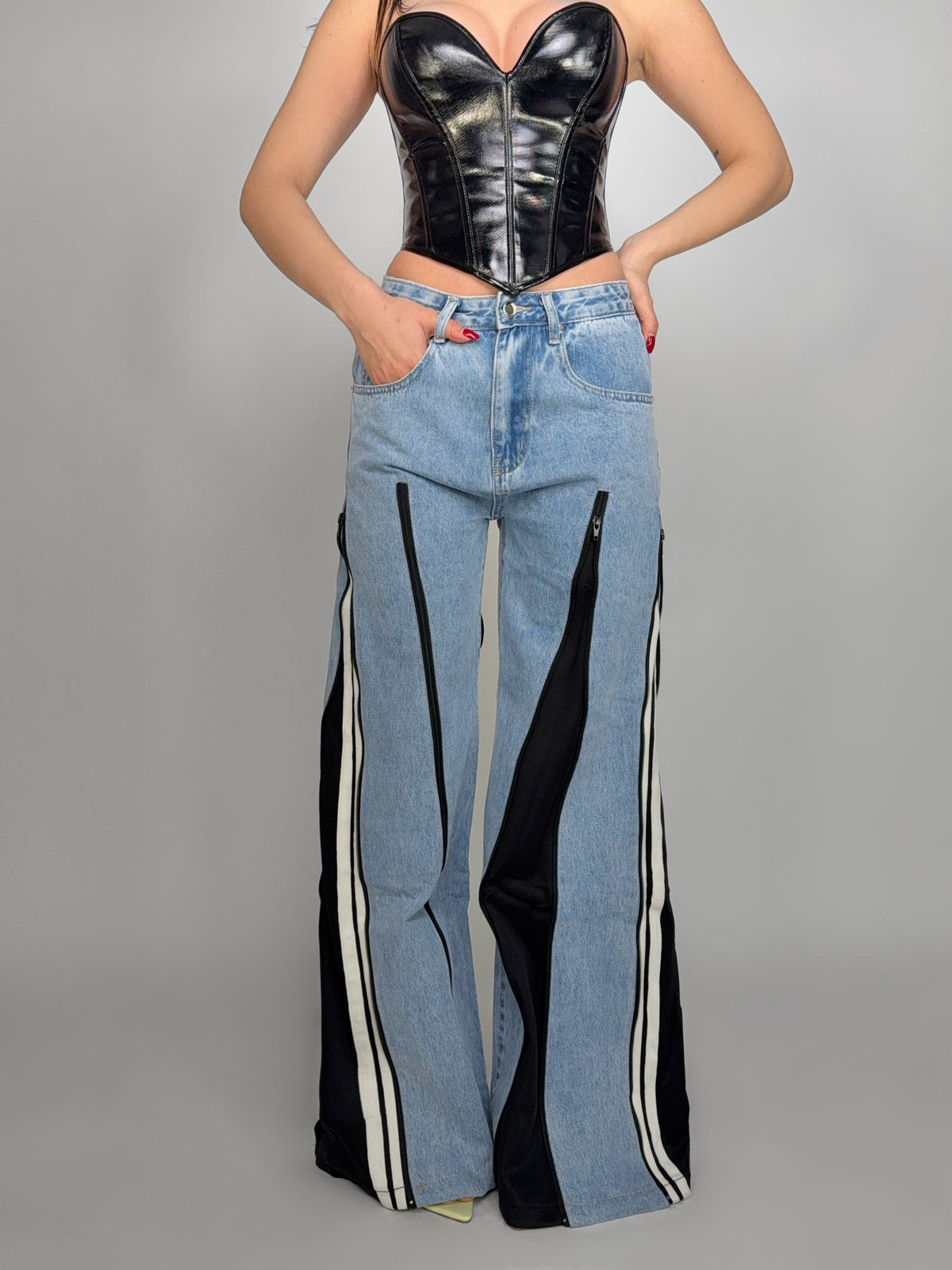 Jeans Black Line