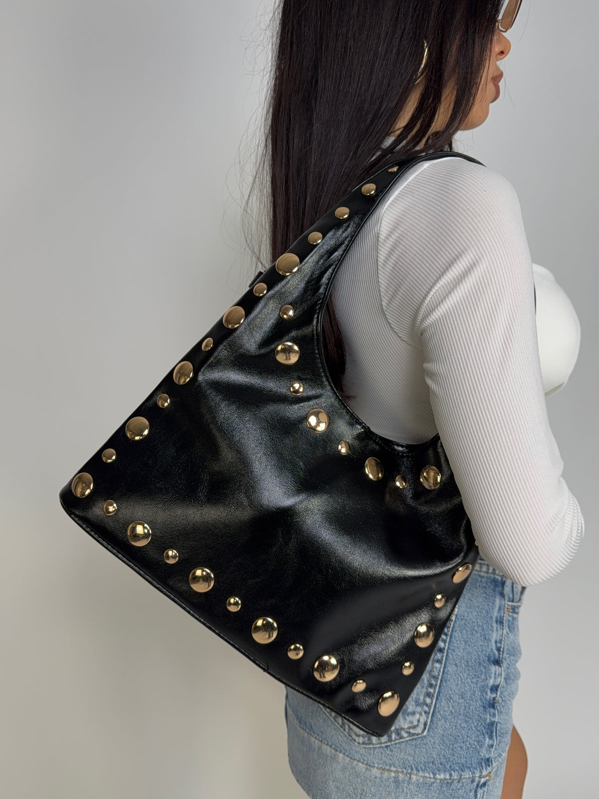 Borsa Icon Stud-Black