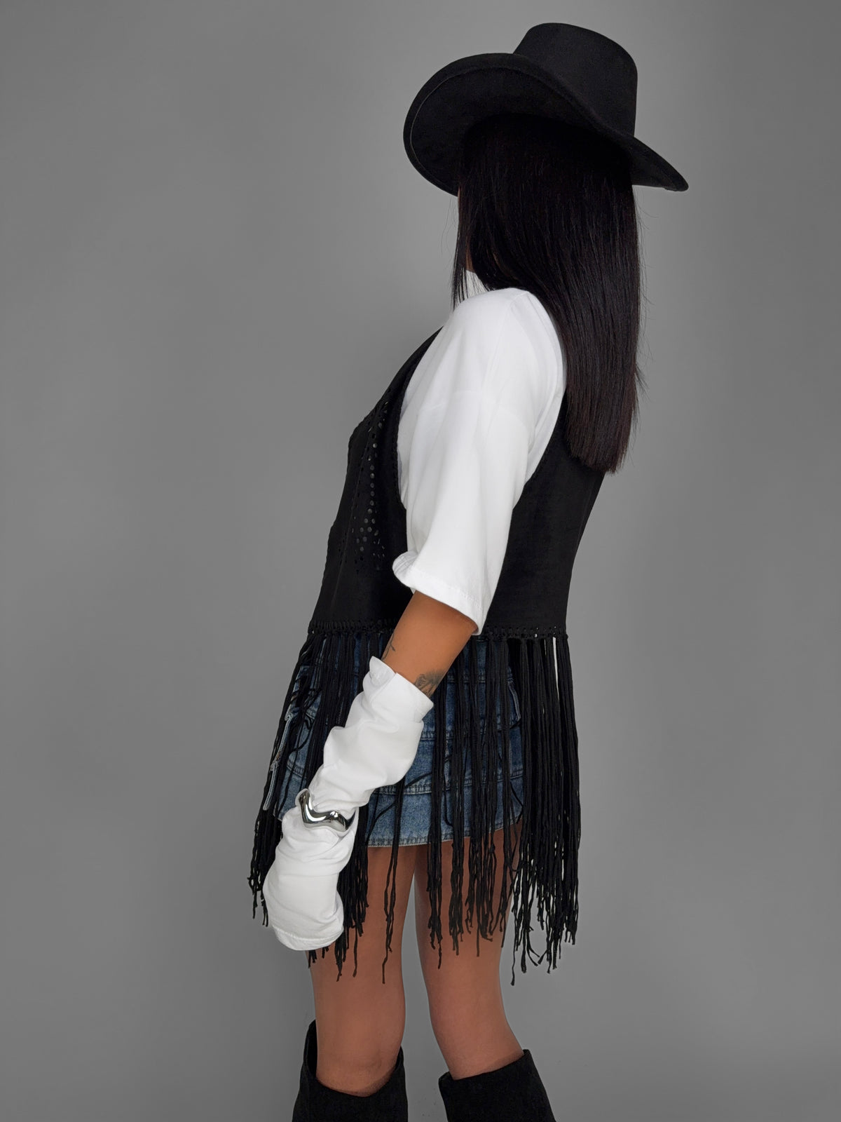 Gilet Fringed