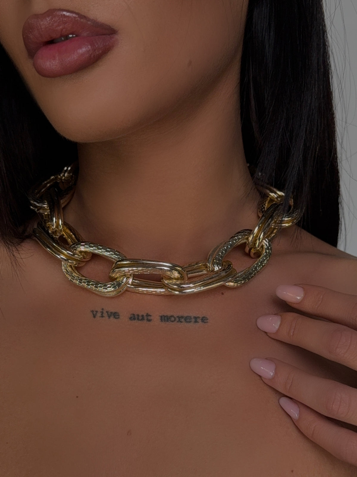 Collana Chunky Chain-Gold