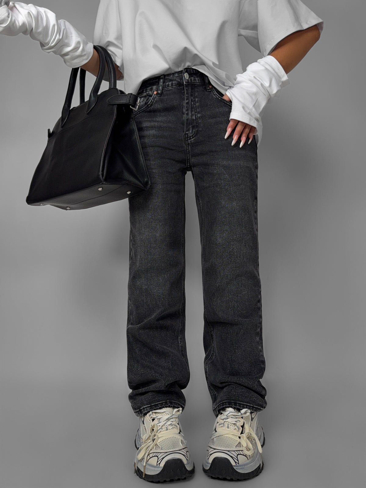 Grey Skinny Jeans