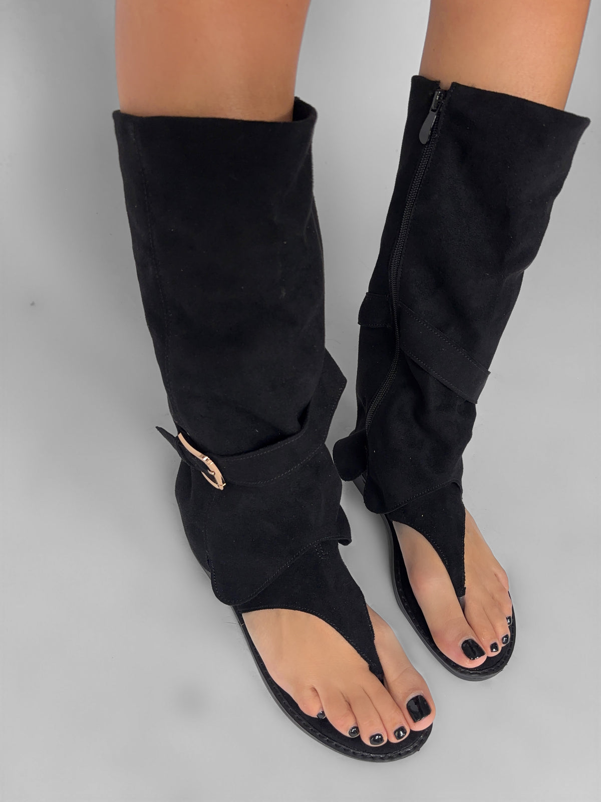 Sandalo Tall Gladiator - Black
