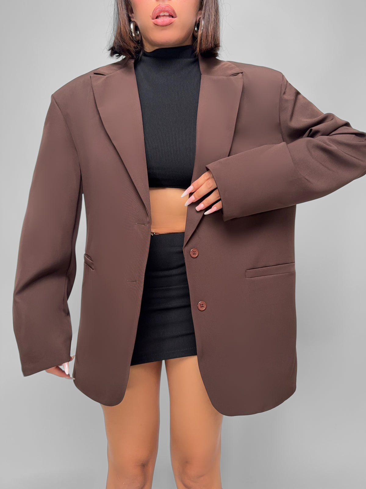 Blazer Oversized Ego - Brown