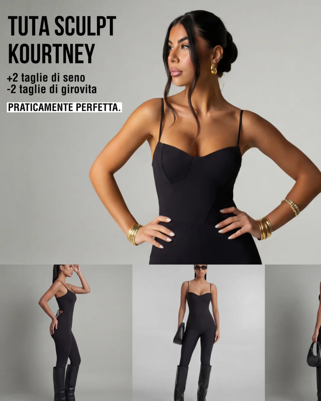 Kourtney Sculpt Jumpsuit