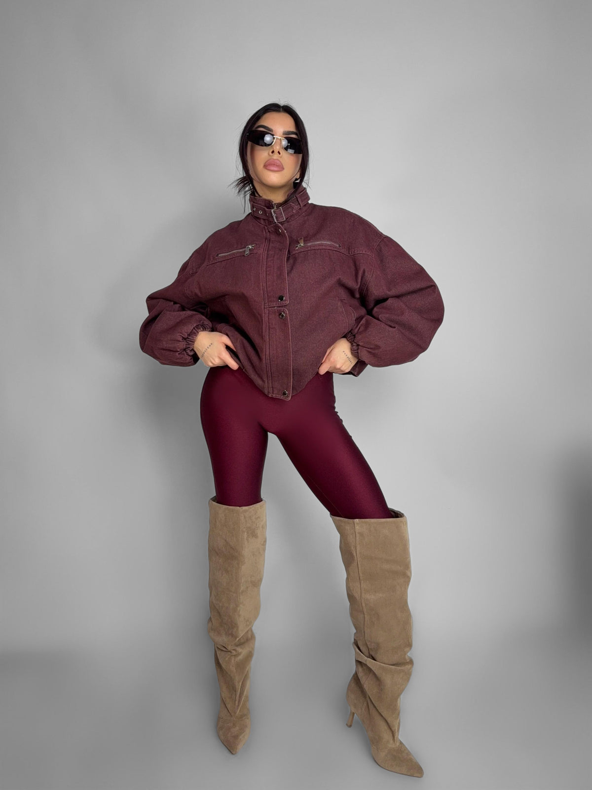 Total Look Burgundy