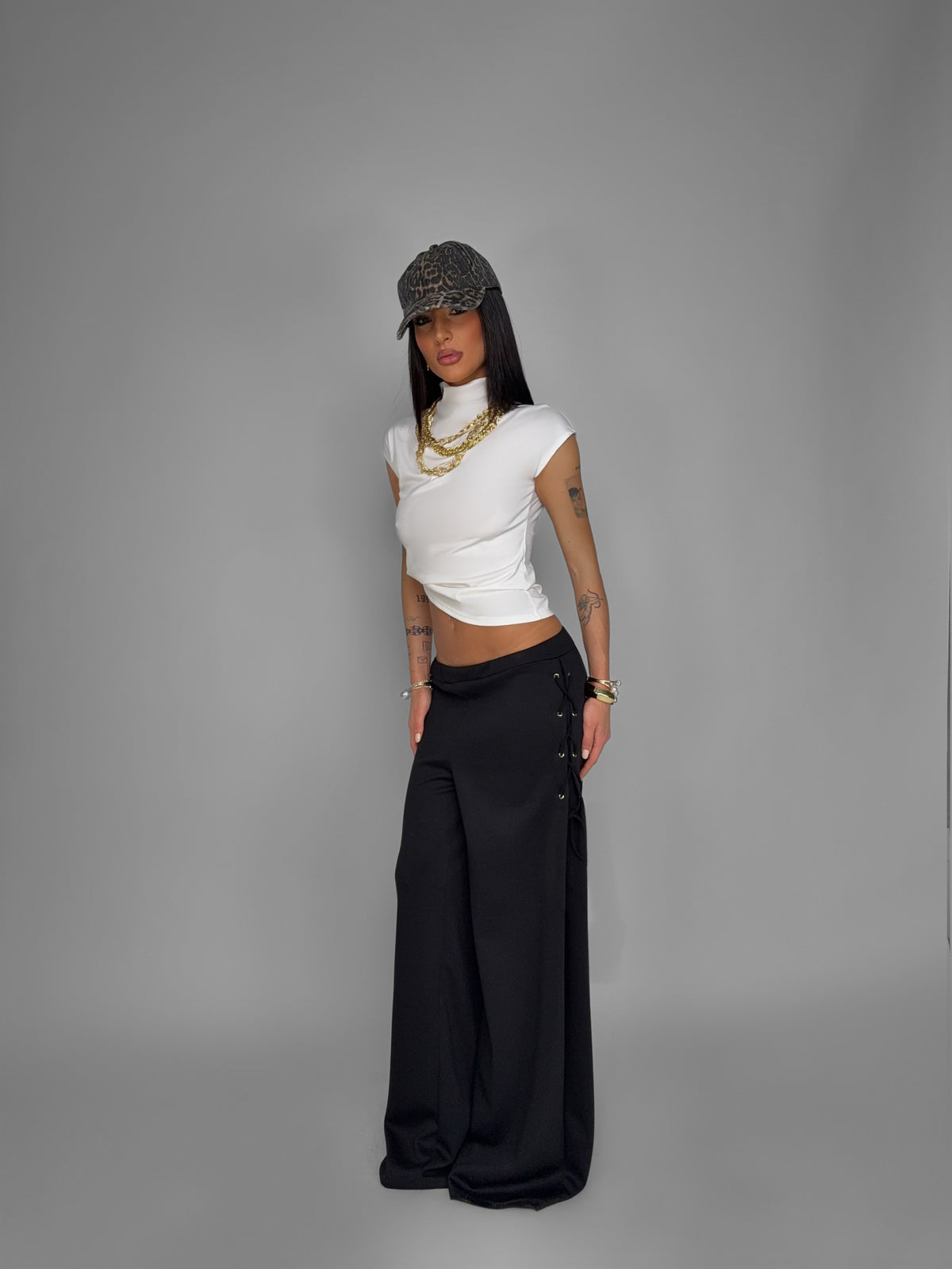 Side Wrap Trousers