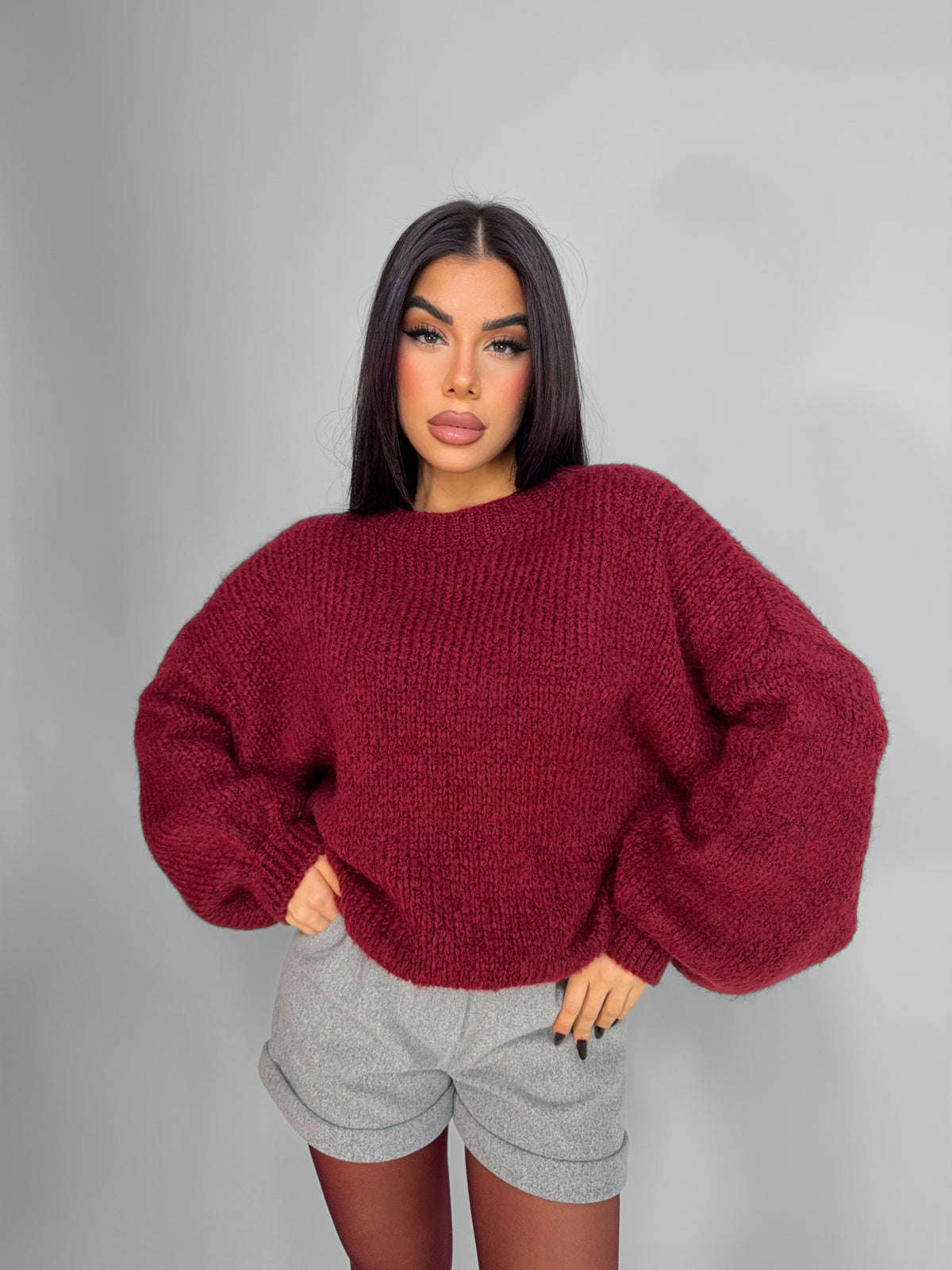 Balloon-Cherry Red Hoodie