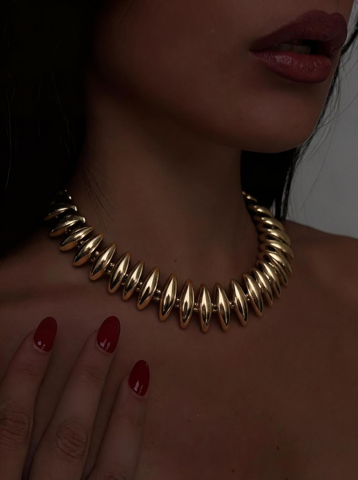 Twisted Gold Necklace