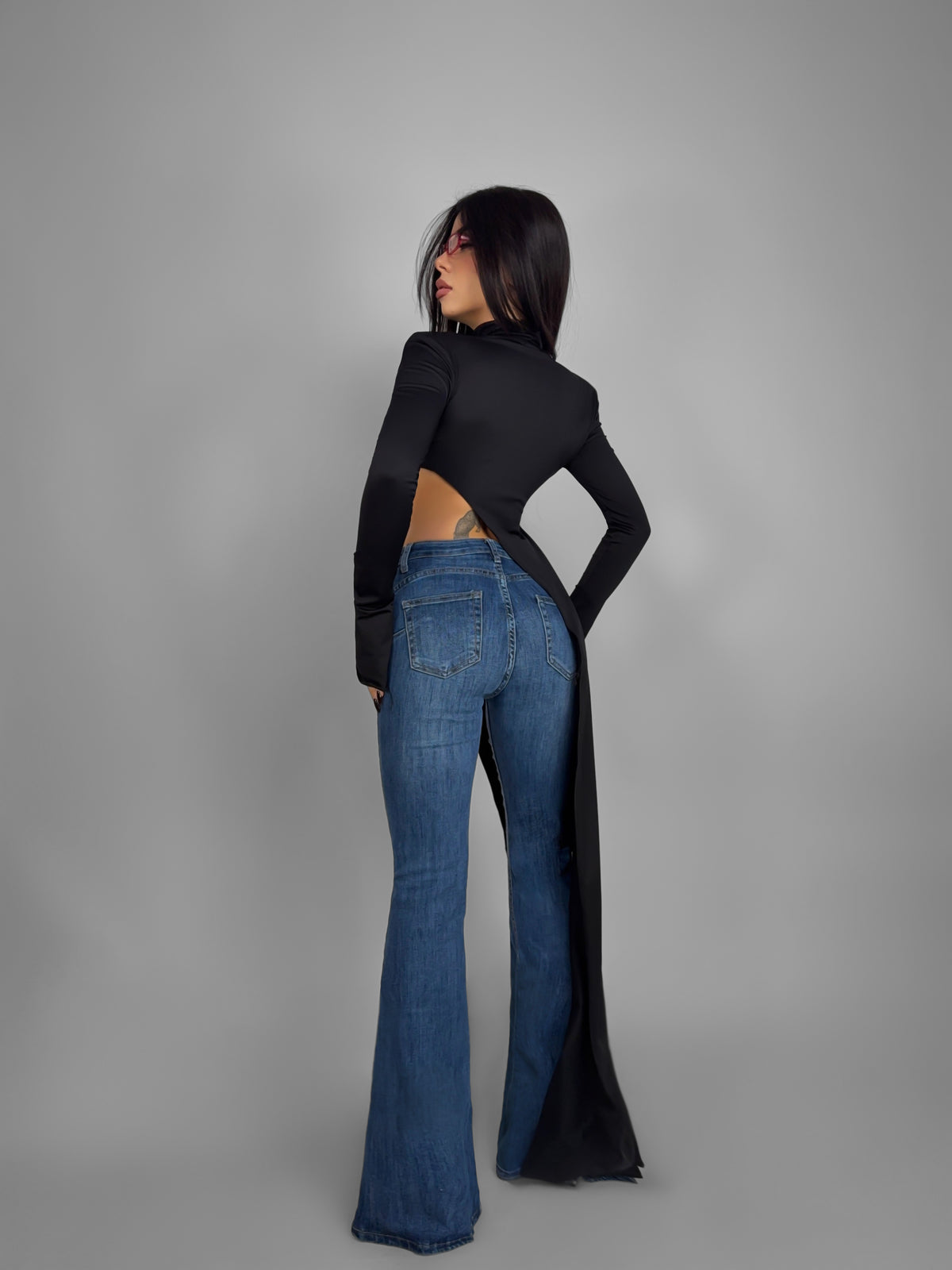 Maglia Asymmetrical - Black