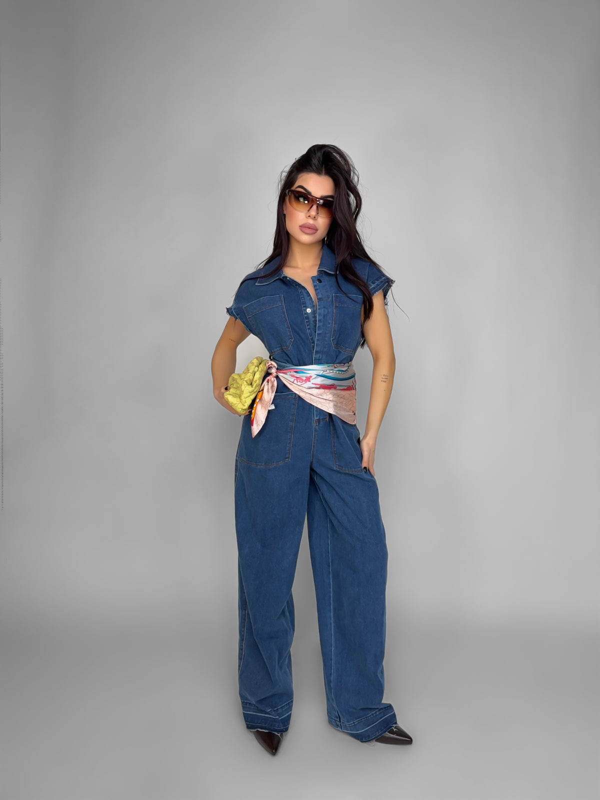 Tuta Denim Dark