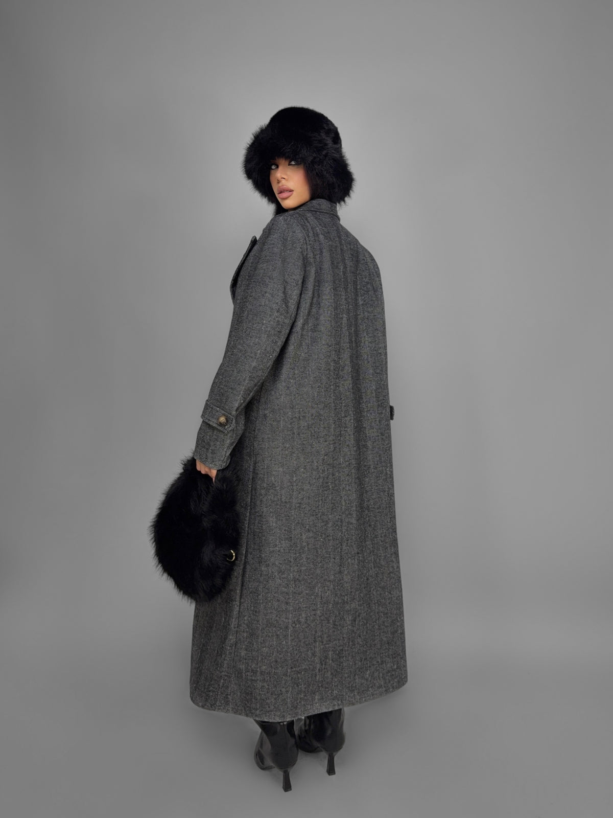 Cappotto Chess Coat-Grey
