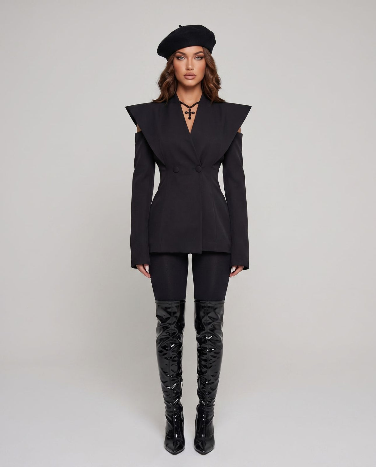Abito/Giacca Destruttured - Black