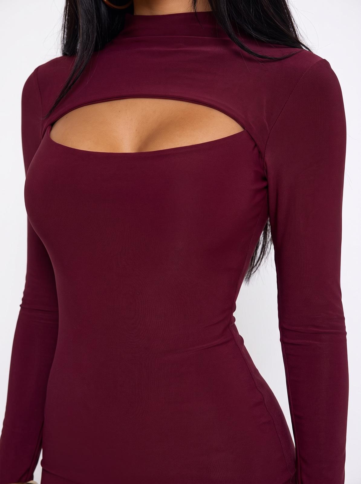 Perfect Edit Dress-Cherry-red