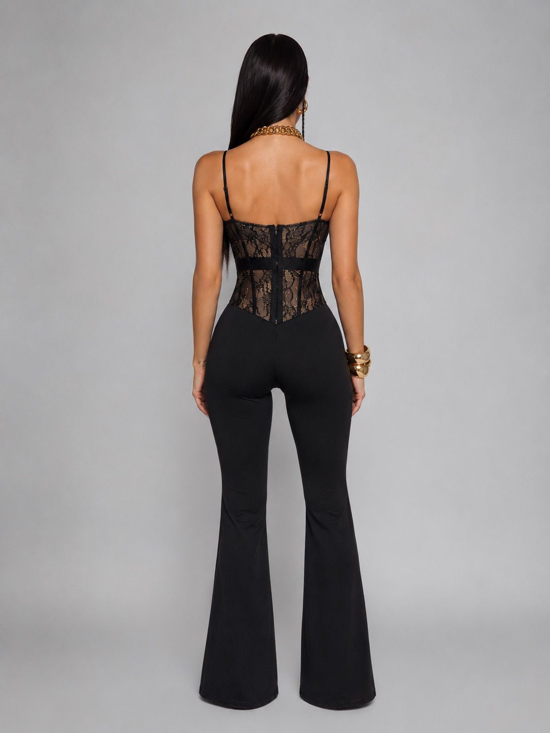 Tuta Nude Lace