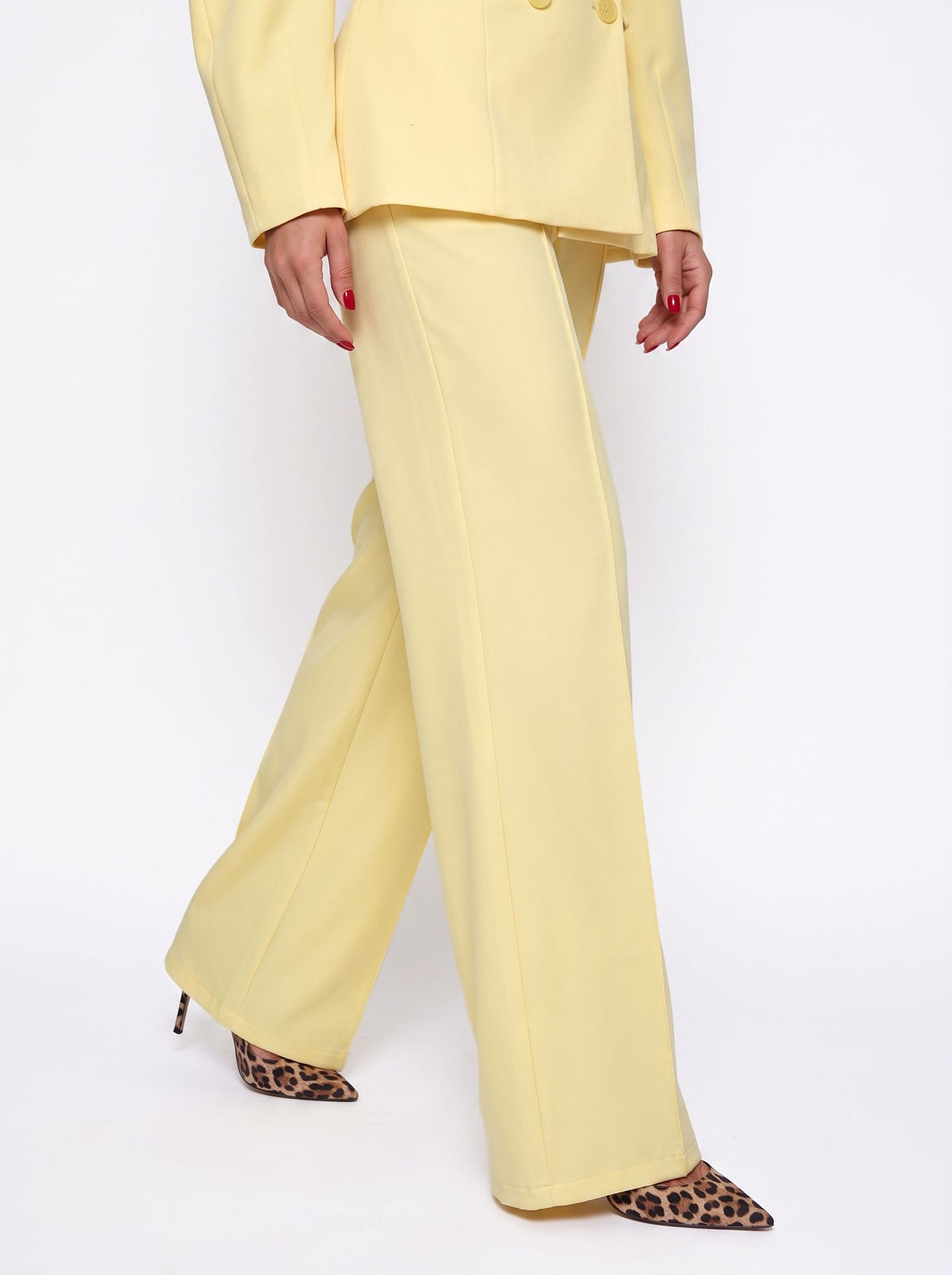 Co-ord Set Double Breasted-Yellow