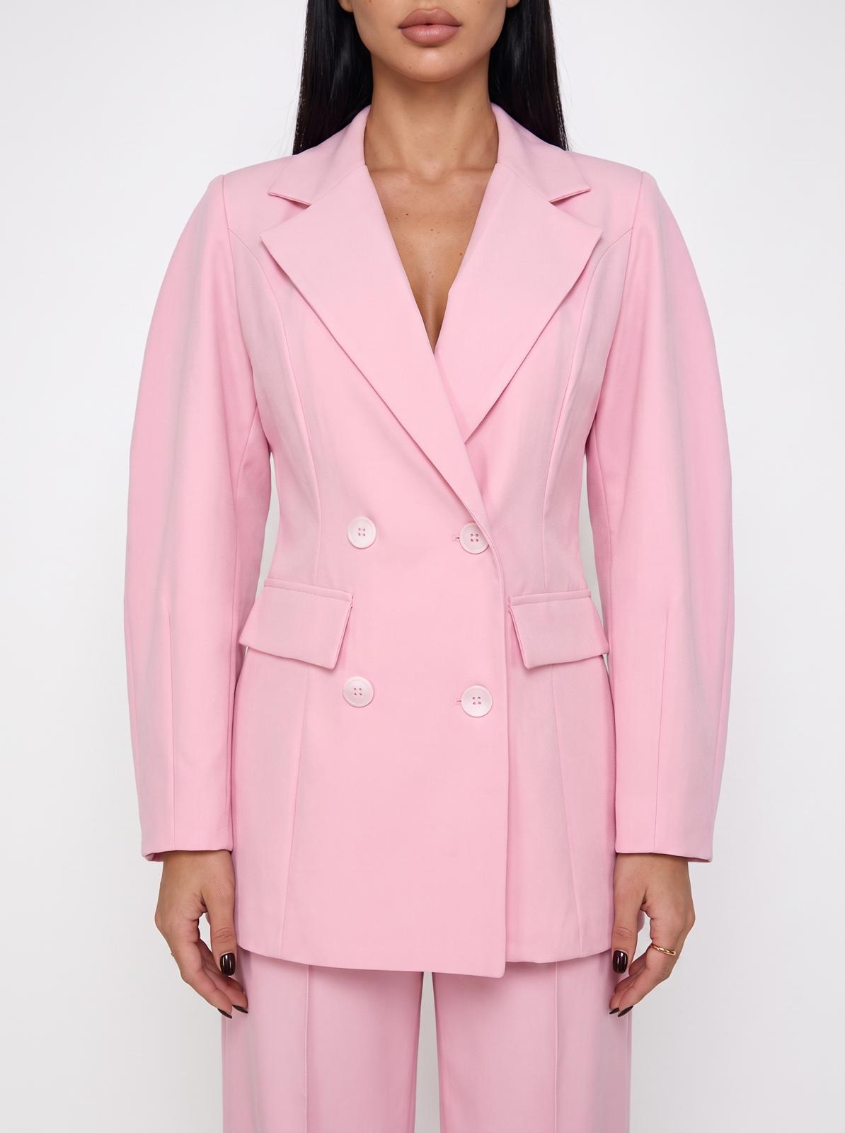 Co-ord Set Double Breasted-Pink