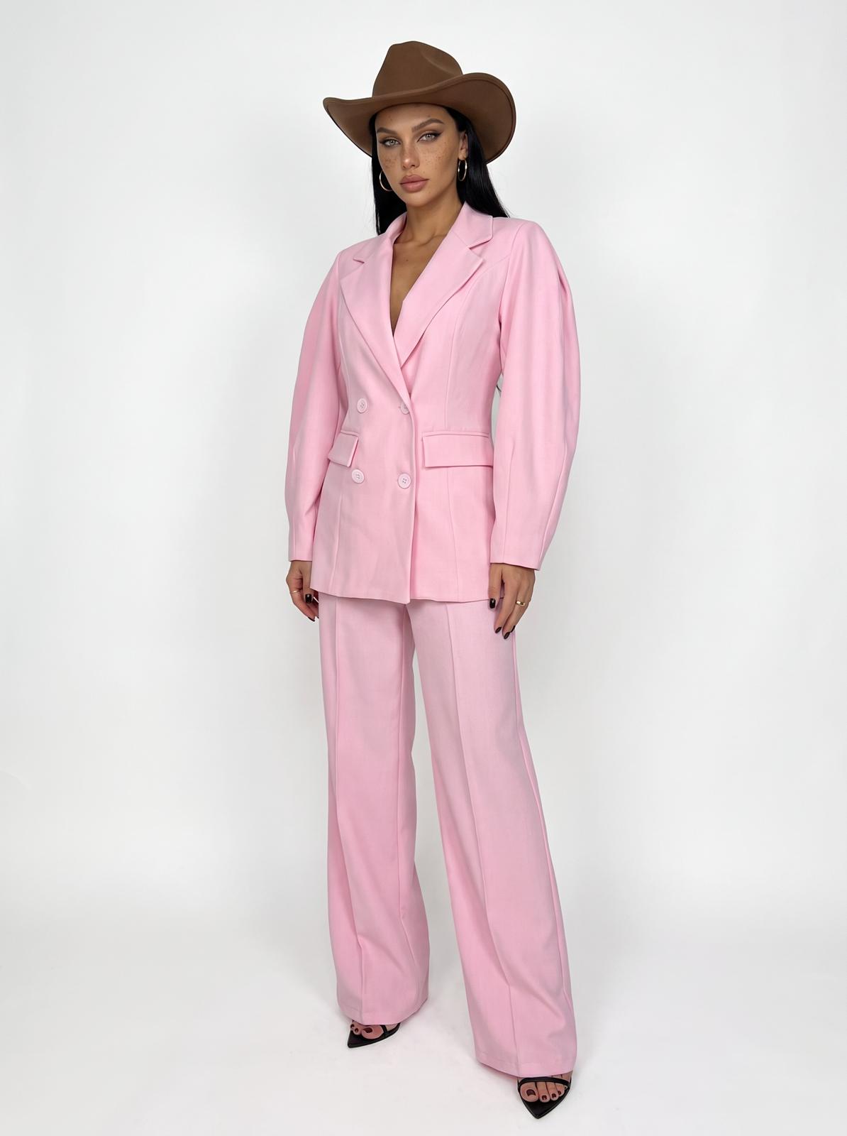 Co-ord Set Double Breasted-Pink