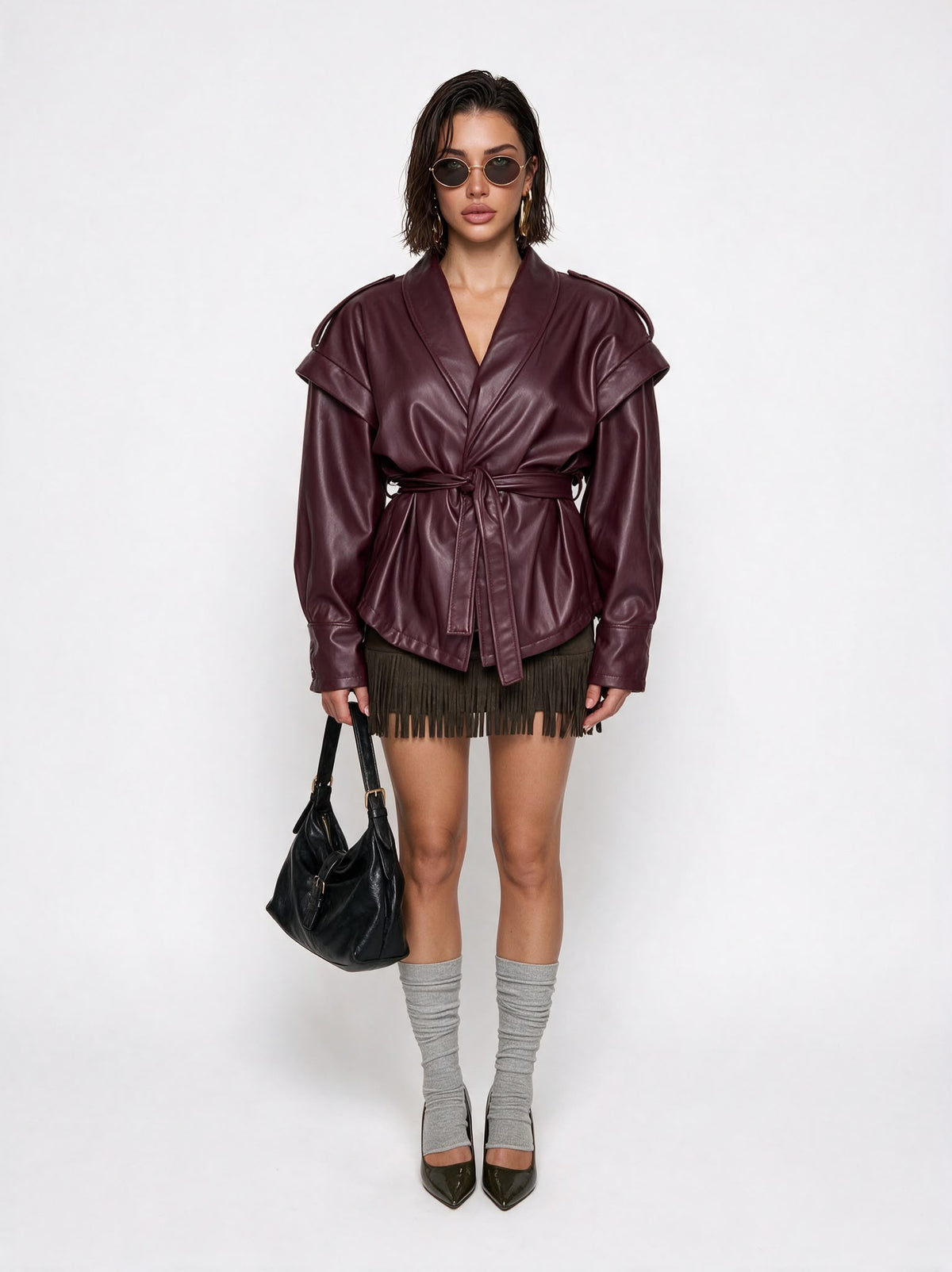 Trench London-Cherry Red