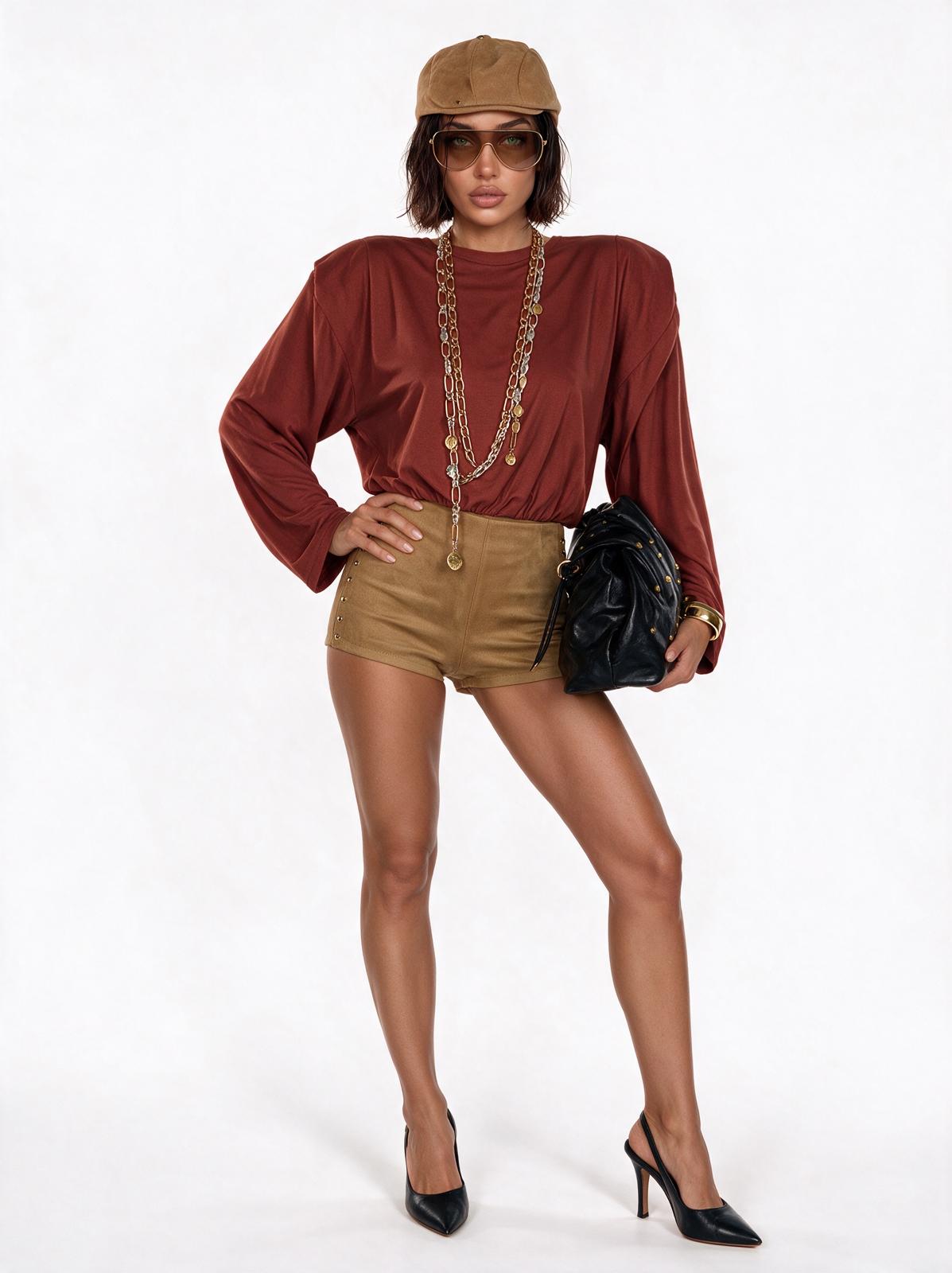 Maglia Shoulder Edit-Ruggine