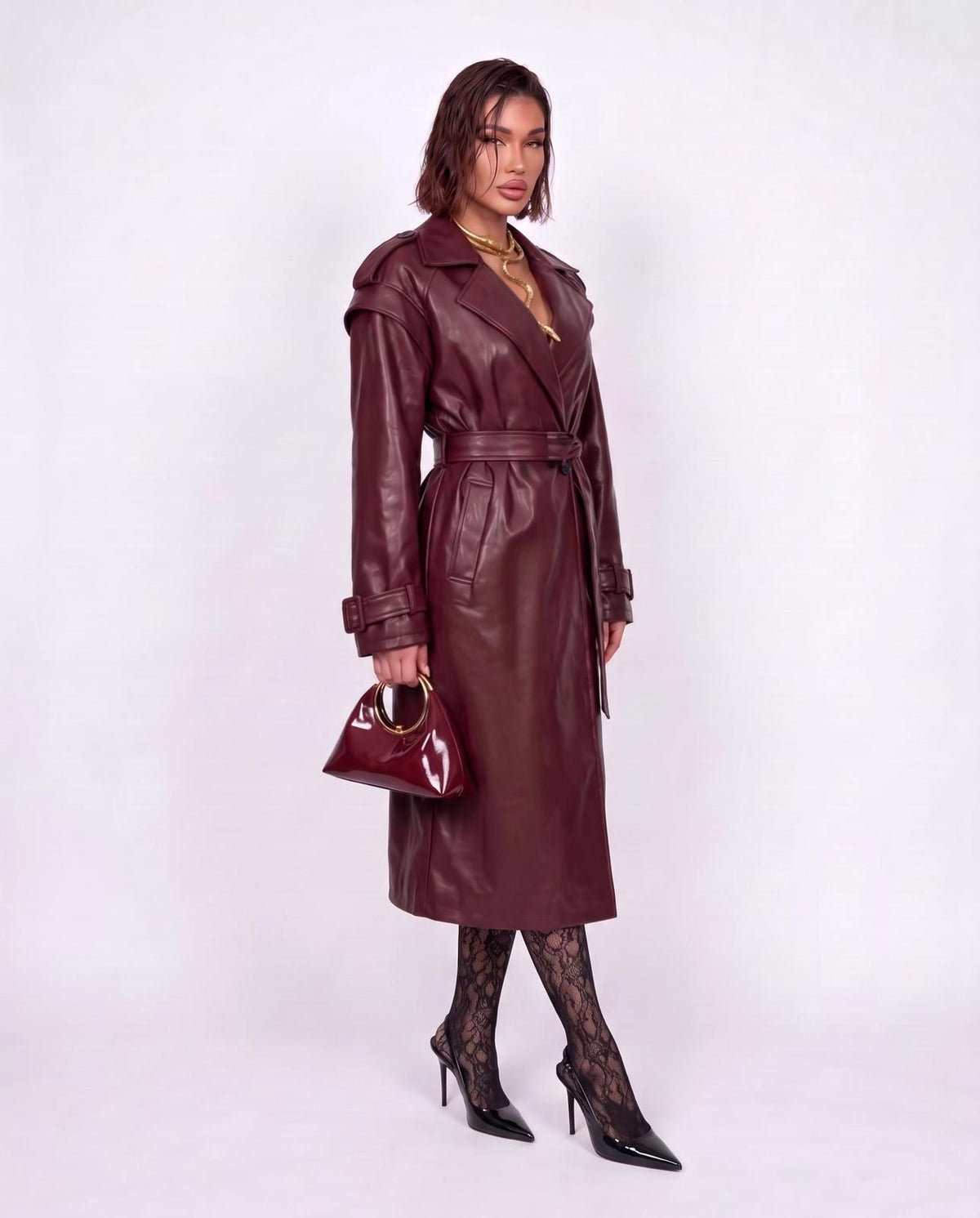 Trench-Cherry Red