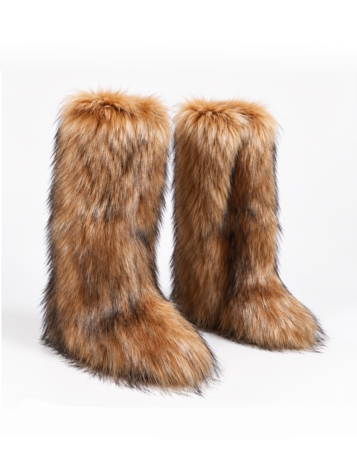 Stivale Faux Fur-Brown