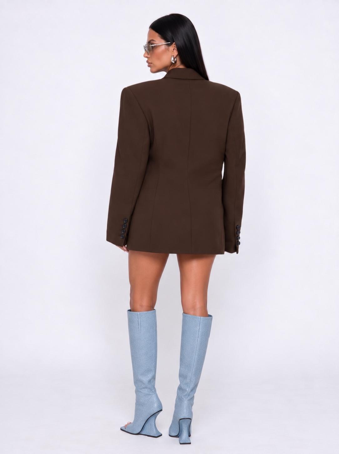 Blazer Oversized Ego - Marrón
