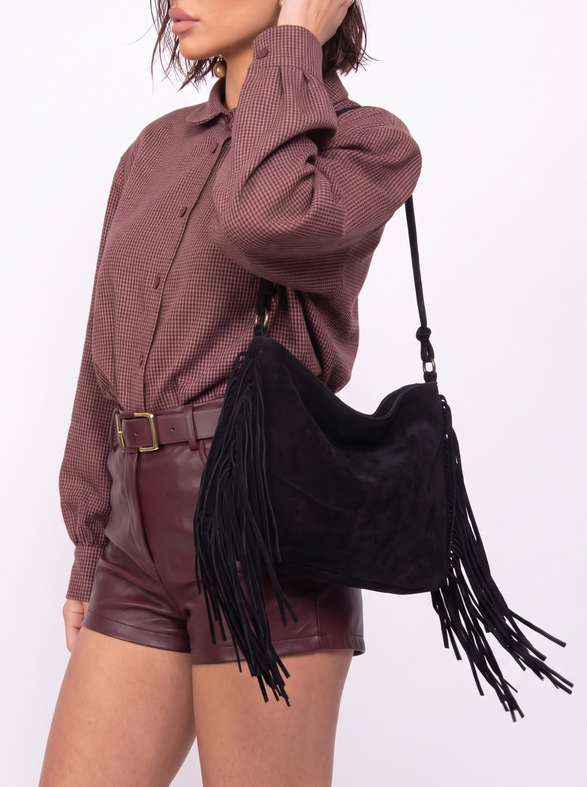 Borsa Fringe Icon-Black