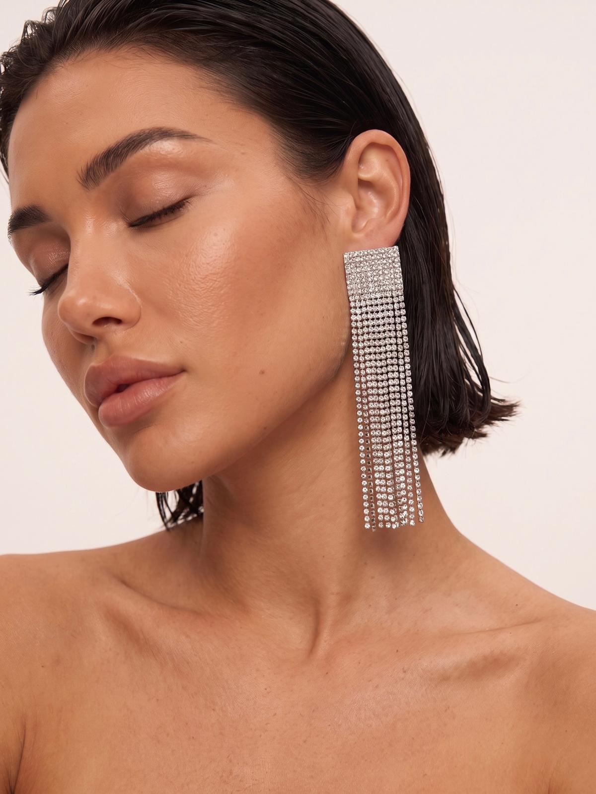 Pendientes Cascade Of Diamonds