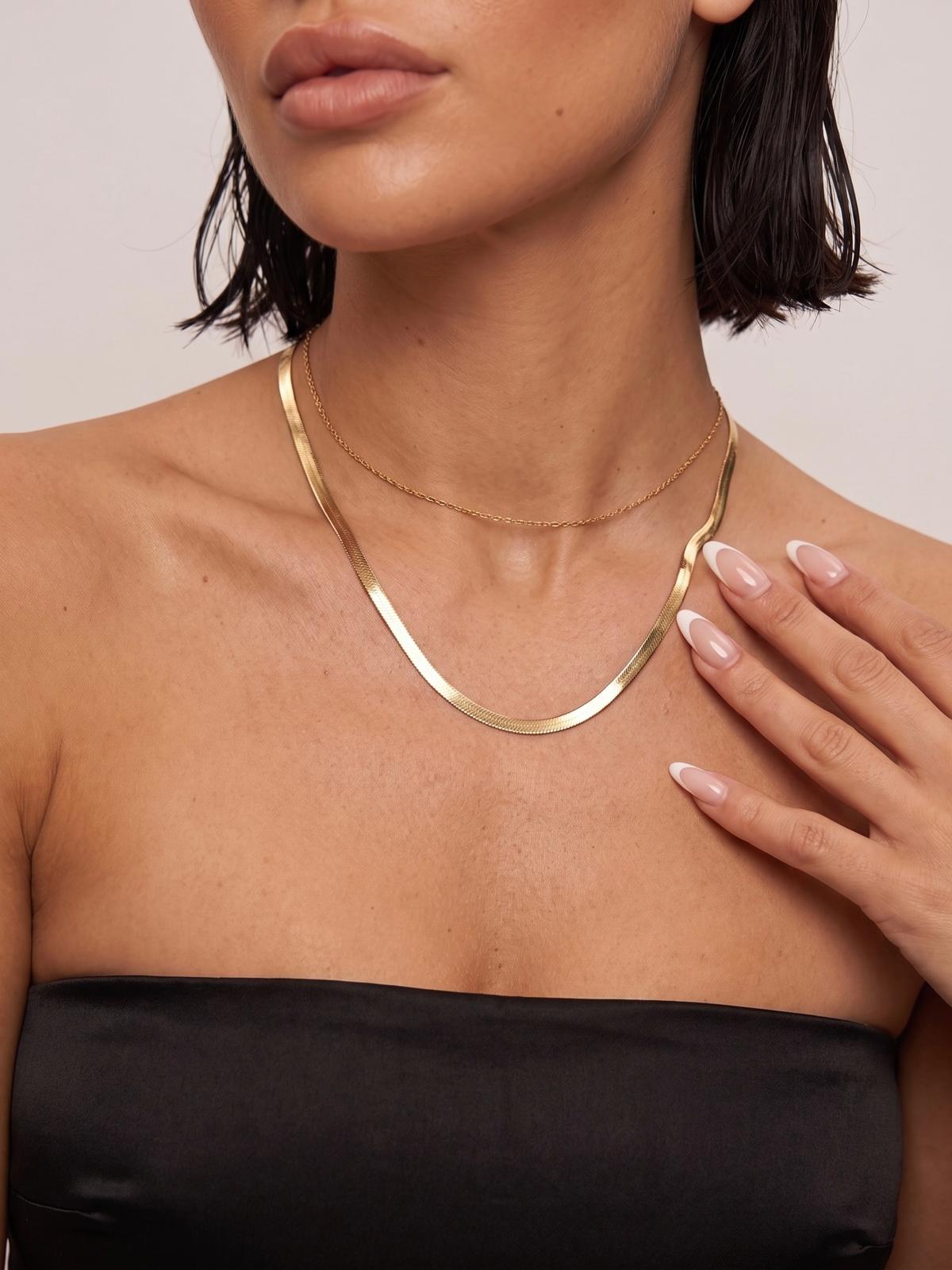 Collana Double Glow-Gold