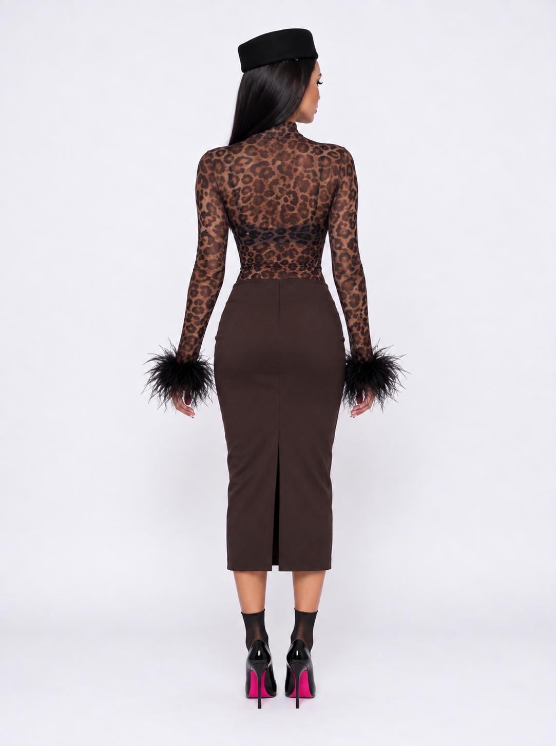 Body Leopard Feather