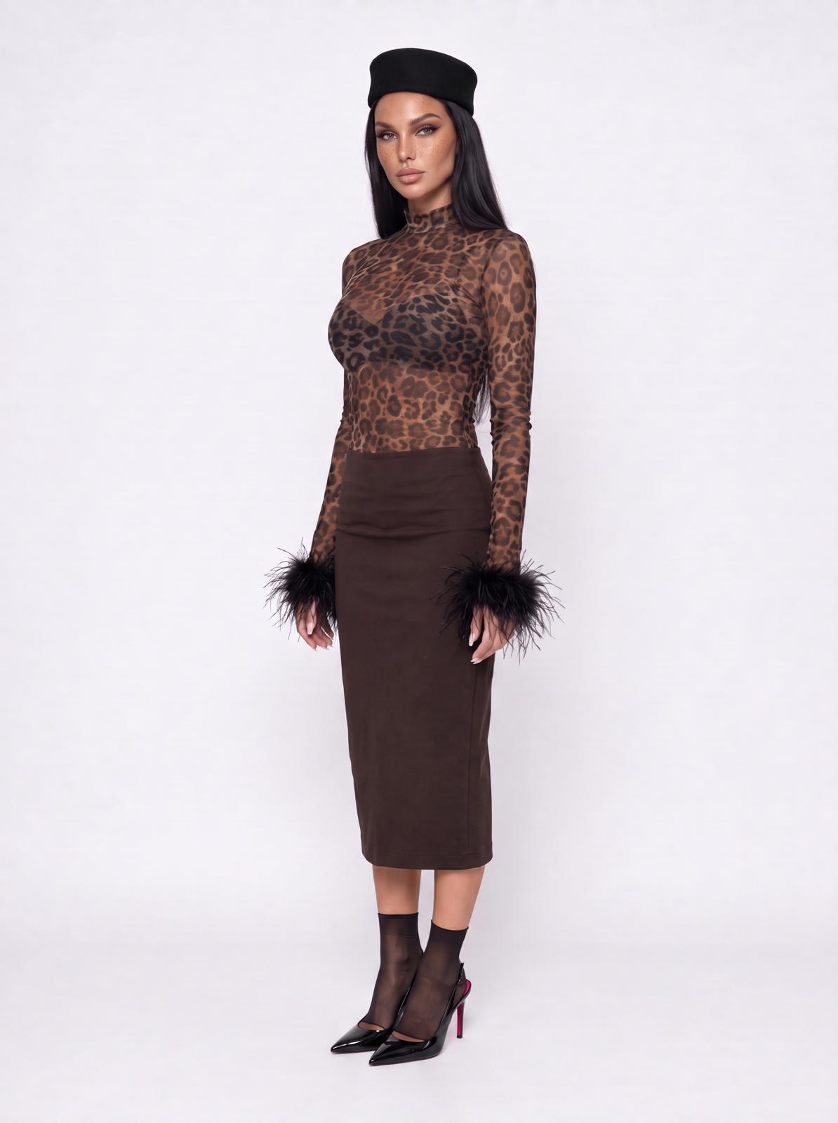 Body Leopard Feather