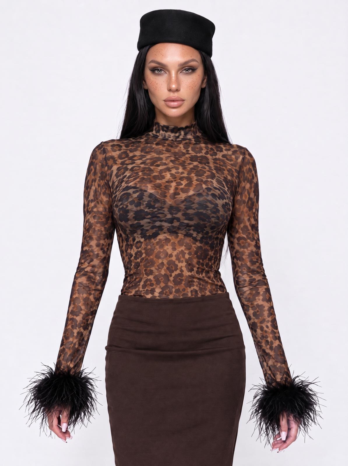 Body Leopard Feather