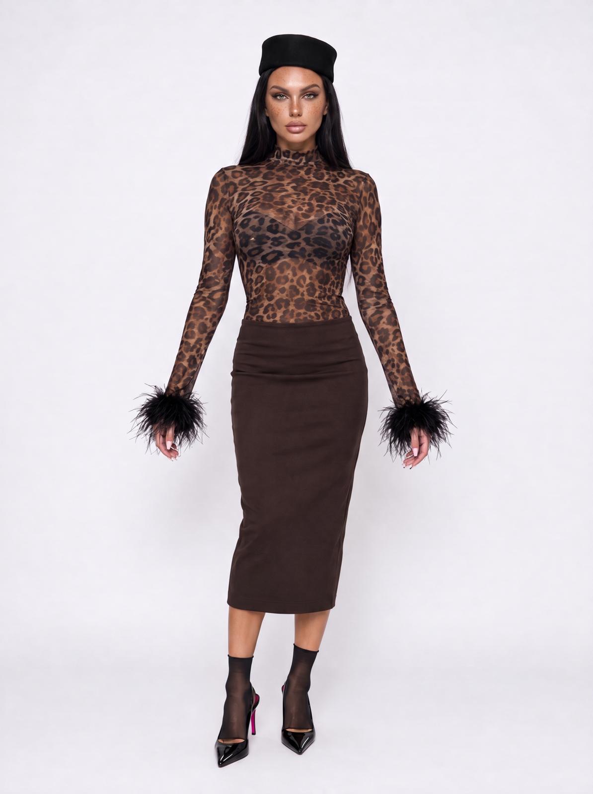 Body Leopard Feather