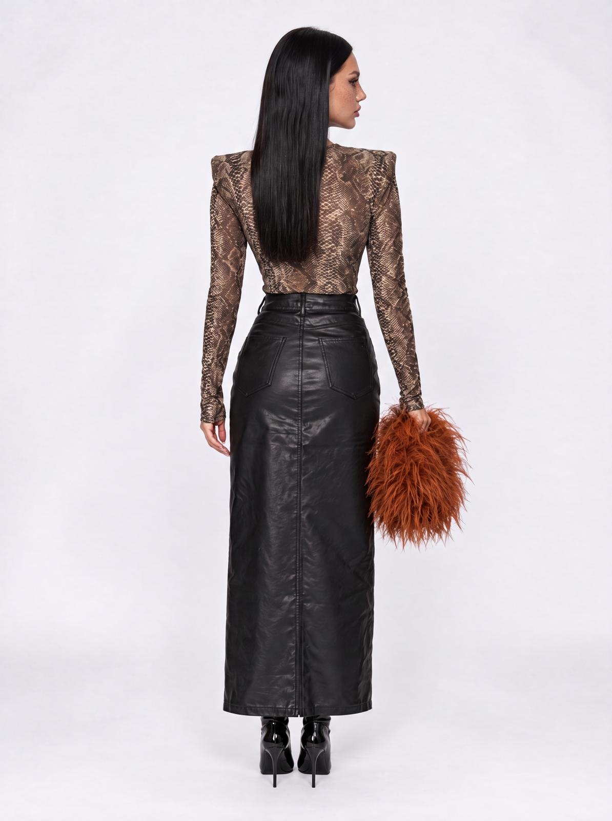 Gonna Midi Leather