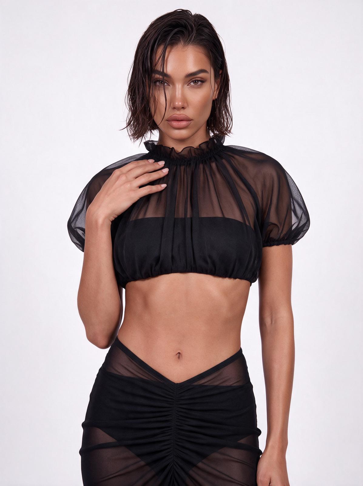 Coord set Draped Veil