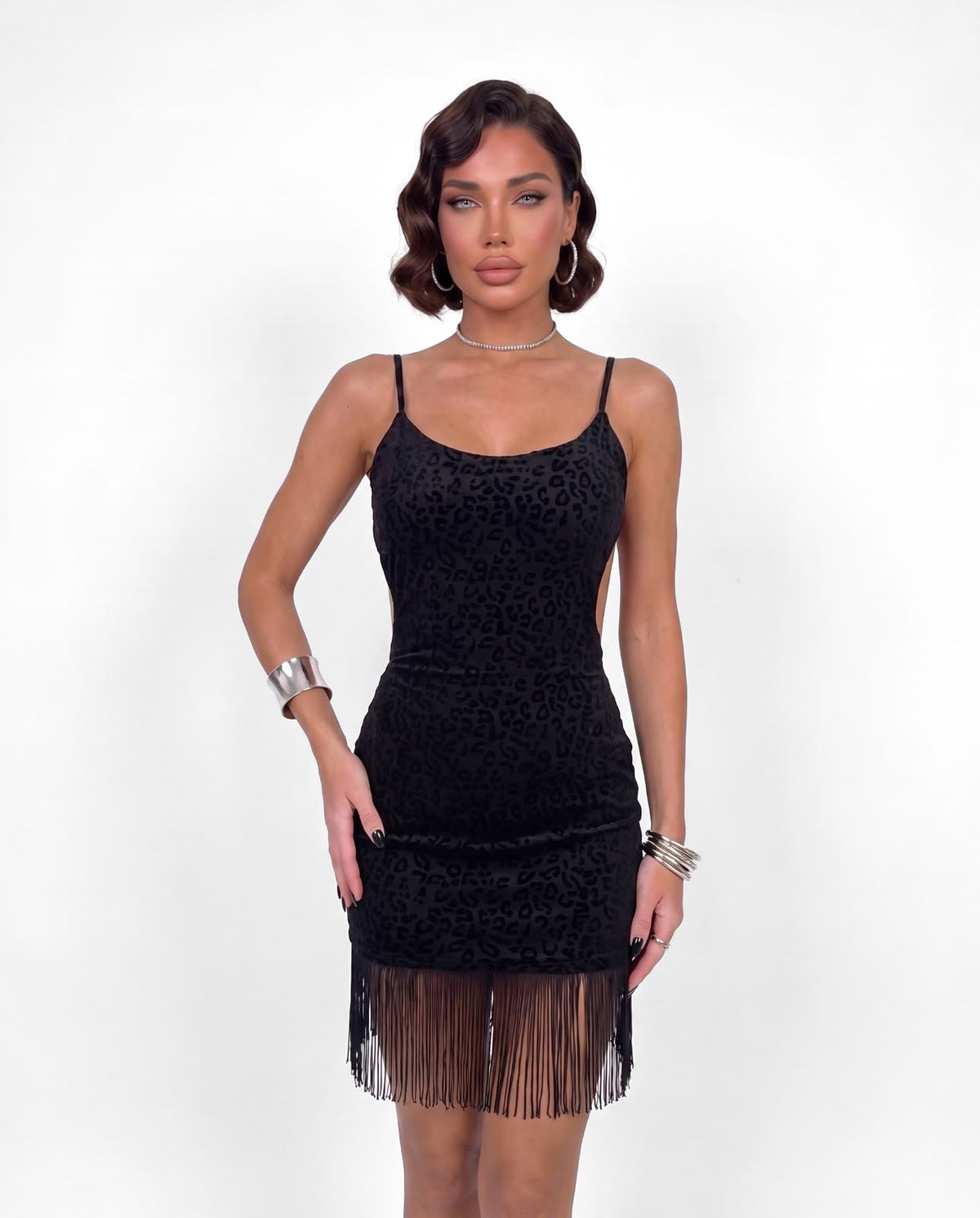 Abito Black Fringe